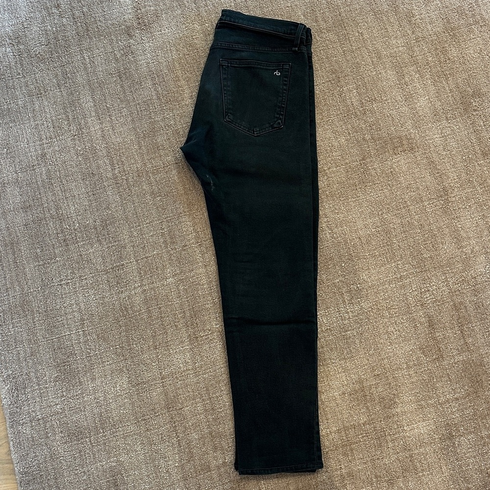 rag & bone Men's Washed Black Slim Jeans